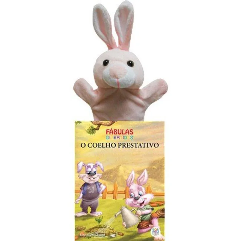 Livro Fábulas Divertidas: O Coelho Prestativo Bom Bom Books (MP)