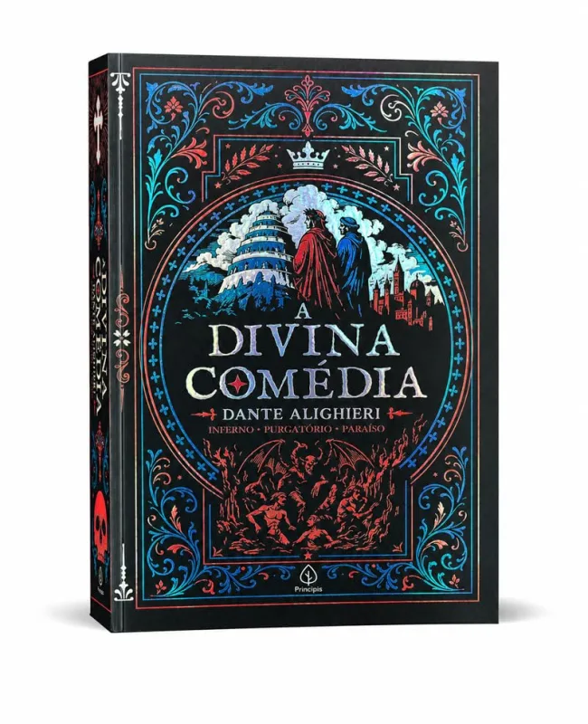 A Divina Comédia - Edição Supreme - Livro Capa Dura Com Relevo - LC
