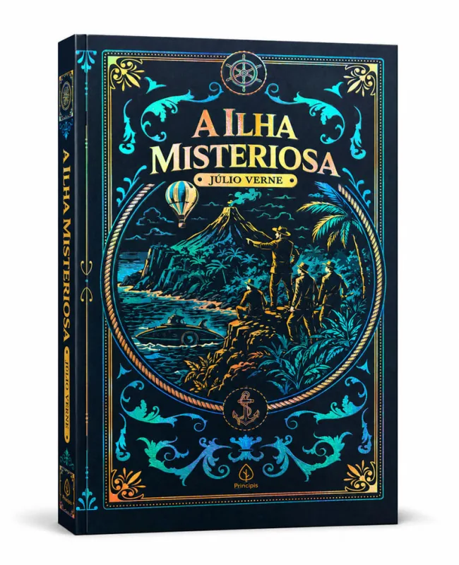 A Ilha Misteriosa Edição Supreme Capa Dura Com Alto Relevo - LC