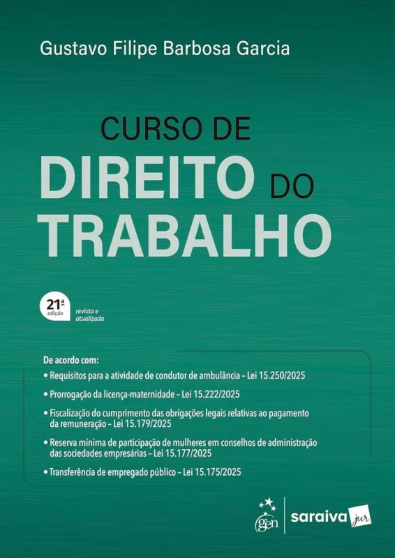 Curso De Direito Do Trabalho - Garcia - LC