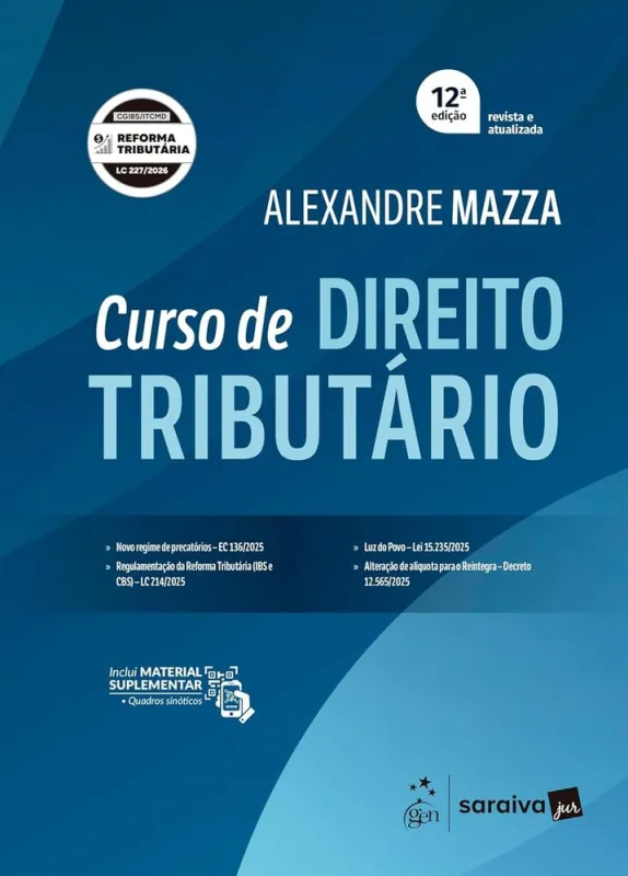 Curso De Direito Tributario - Mazza - Saraiva - LC - Livros