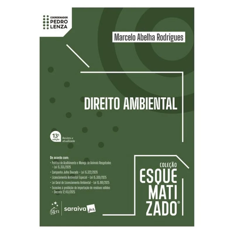 DIREITO AMBIENTAL - COLEÇÃO ESQUEMATIZADO - 13ª EDIÇÃO 2026