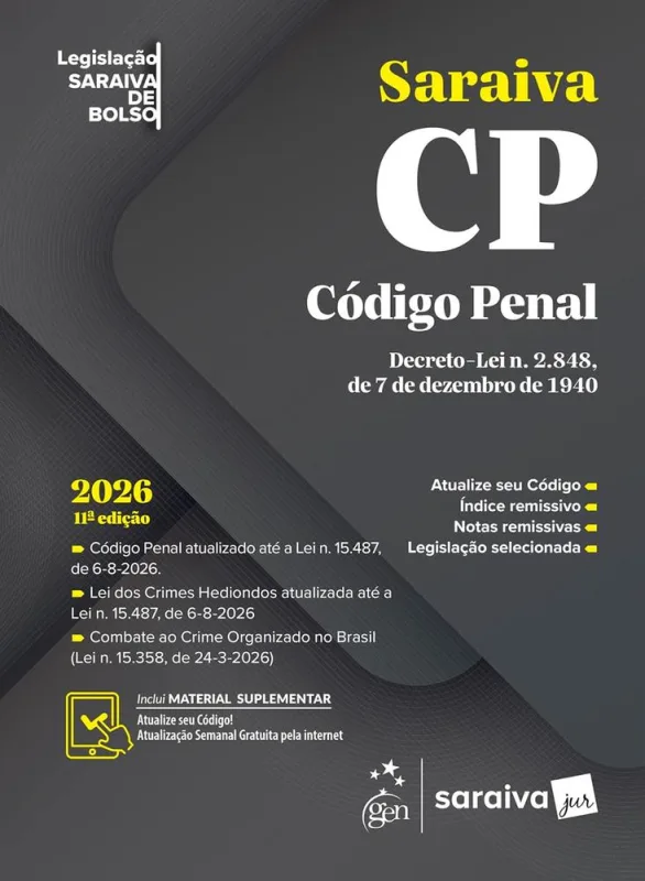 Legislação Saraiva De Bolso - Código Penal - LC