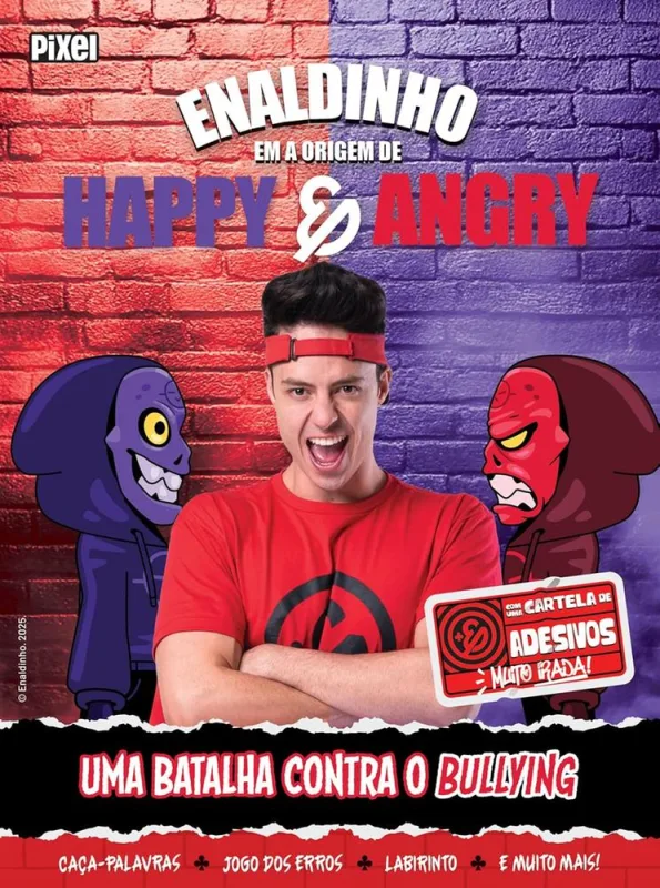 Enaldinho Em A Origem De Happy E Angry - LC - Livros