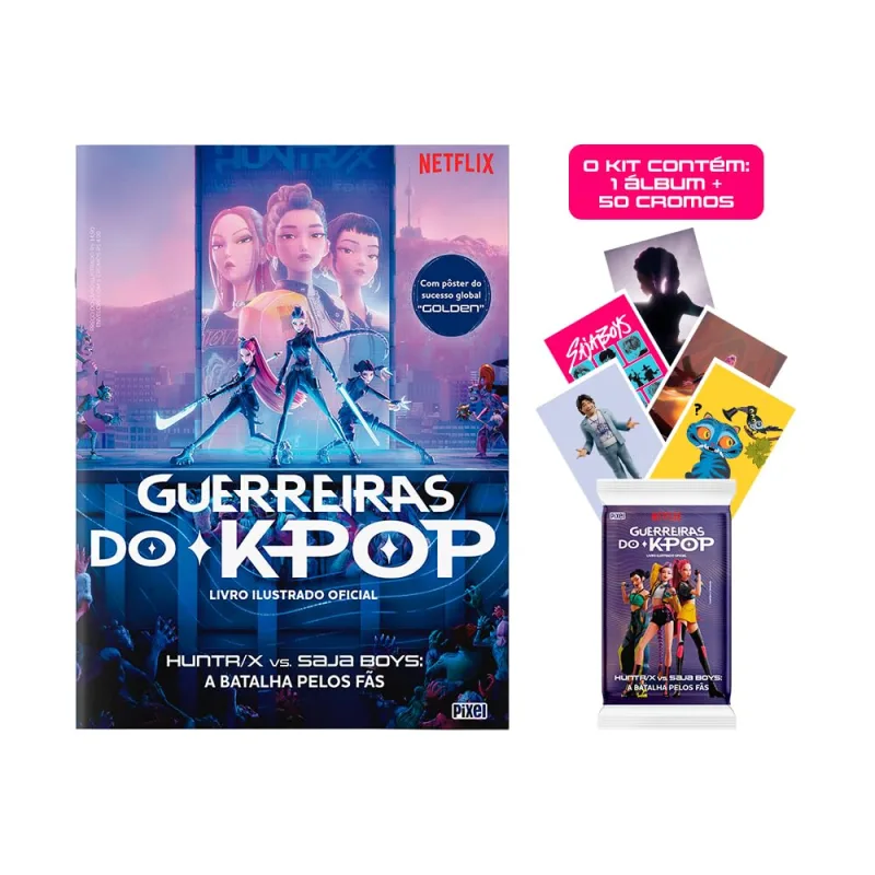 Àlbum Ofical Guerreiras Do Kpop + 10 Envelopes - LC