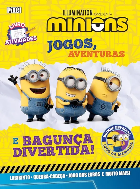 Minions: Jogos, Aventuras E Bagunça Divertida! - LC - Livros
