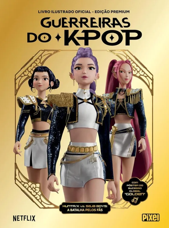 Álbum Oficial Guerreiras Do K-Pop  De Figurinhas - Netflix - Edição Premium - LC - Livros