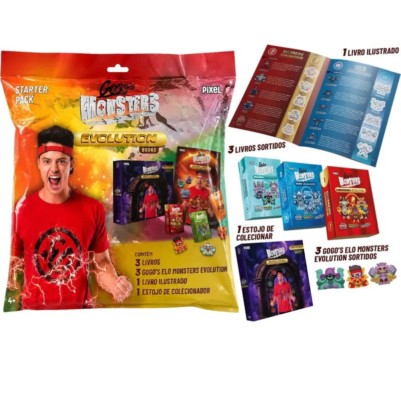 Elo Monsters Evolution Books Enaldinho: Starter Pack - LC - Livros