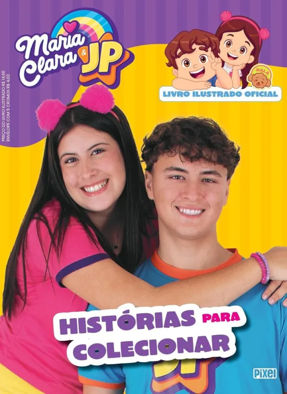 Livro Ilustrado Oficial Maria Clara E Jp - LC - Livros