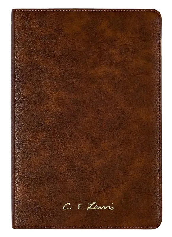 Bíblia C S Lewis Nvi, Couro-Soft Marrom - LC - Livros