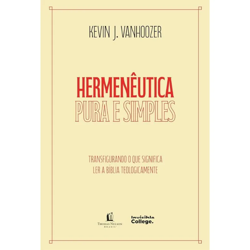 Hermenêutica Pura E Simples