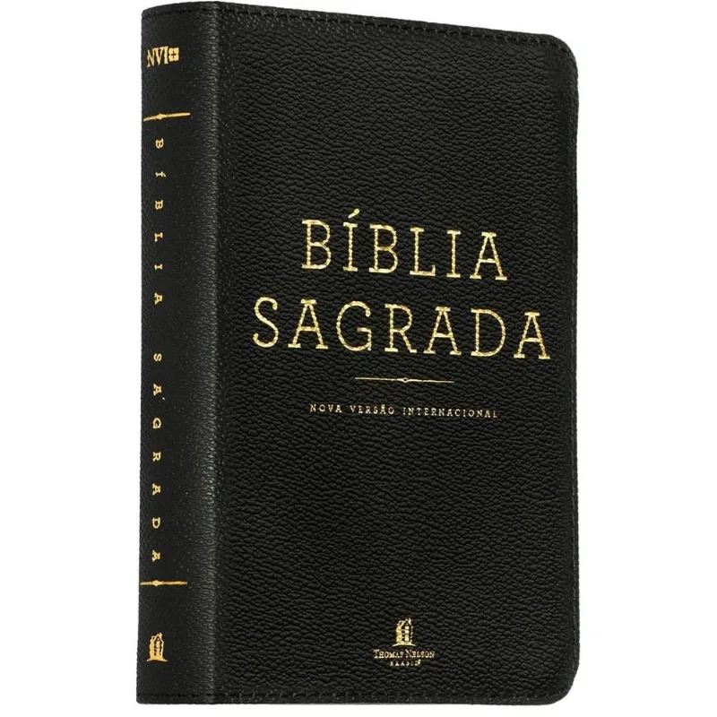 Bíblia Pocket Nvi - Capa Luxo - Preta - Thomas Nelson Brasil