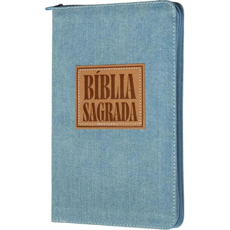 Bíblia Sagrada Acf - Slim - Capa Jeans