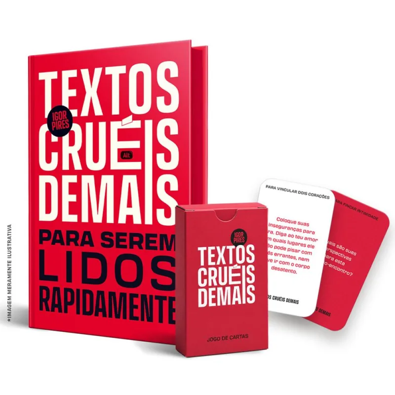 Textos Cruéis Demais Para Serem Lidos Rapidamente - Luxo + Brindes - LC - Livros