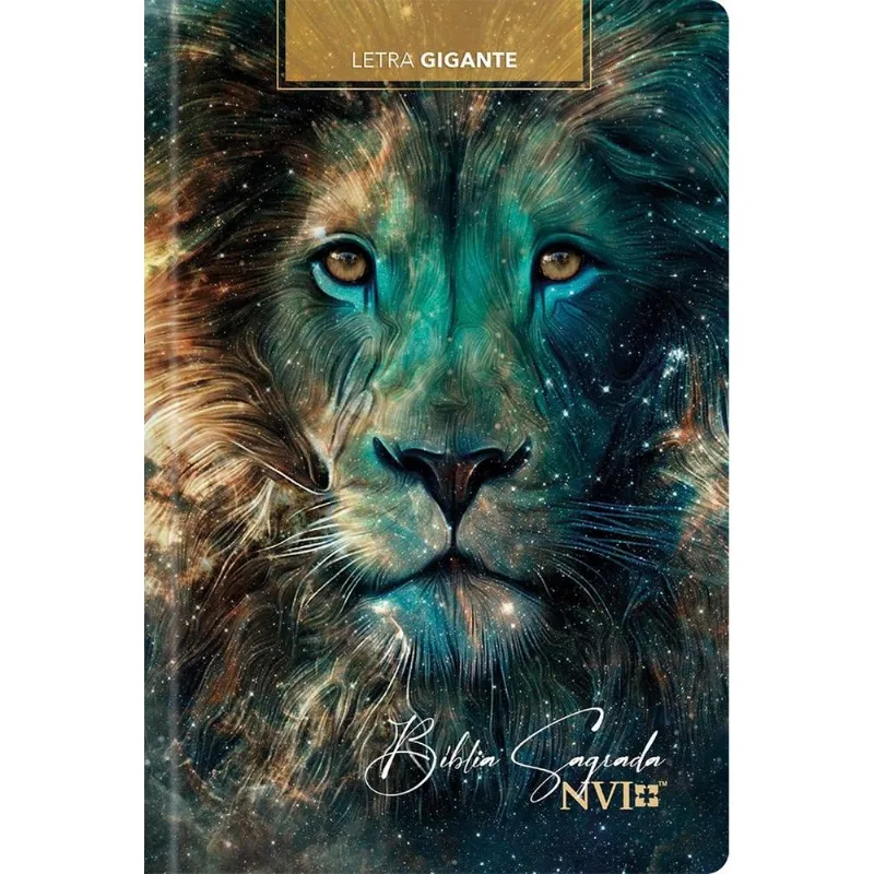 Bíblia Sagrada Nvi - Letra Gigante - Leão Estrelas