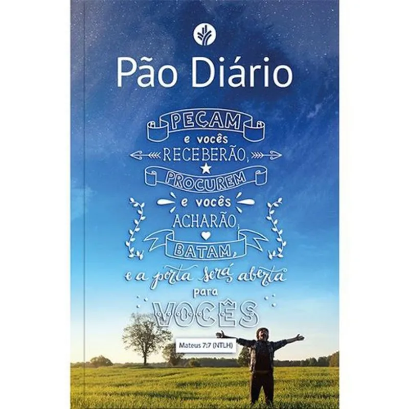 LIVRO PÃO DIÁRIO - MATEUS 7:7 (MP) - PAO DIARIO