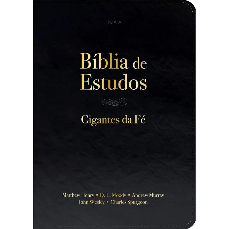 Bíblia De Estudos - Gigantes Da Fé Preta