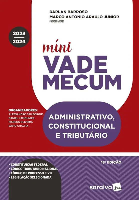 Mini Vade Mecum Administrativo, Constitucional E Tributário 2024 - LC - Livros