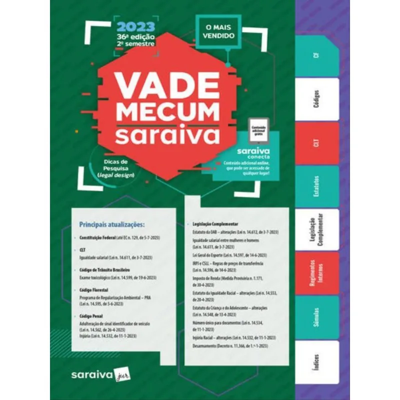 VADE MECUM SARAIVA - TRADICIONAL - 36ª EDIÇÃO 2023