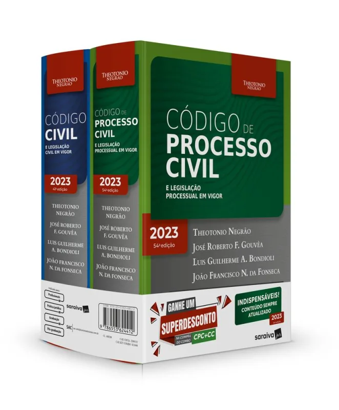 Box Código Civil E Legislação Em Vigor E Código De Processo Civil - LC - Livros