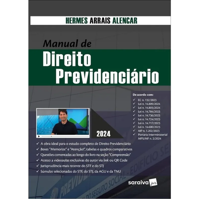 MANUAL DE DIREITO PREVIDENCIÁRIO - 1ª EDIÇÃO 2024