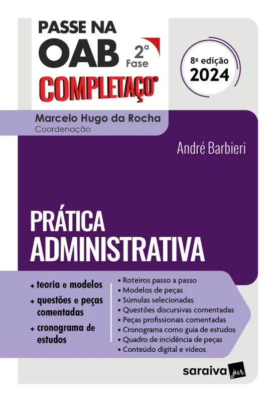 Passe Na Oab 2ª Fase Fgv - Completaço - Prática Adminstrativo 2024 - LC - Livros