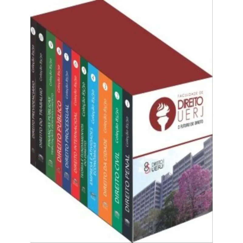 COLEÇÃO DIREITO UERJ 85/30 - 11 VOLUMES