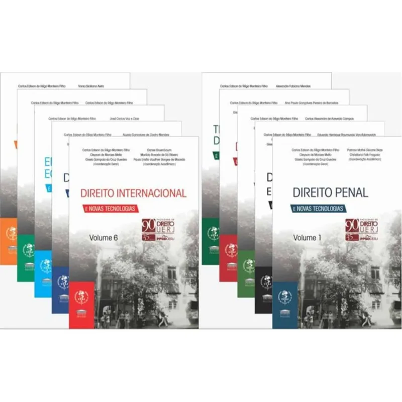 COLEÇÃO DIREITO E NOVAS TECNOLOGIAS UERJ 90 ANOS - 10 VOLUMES
