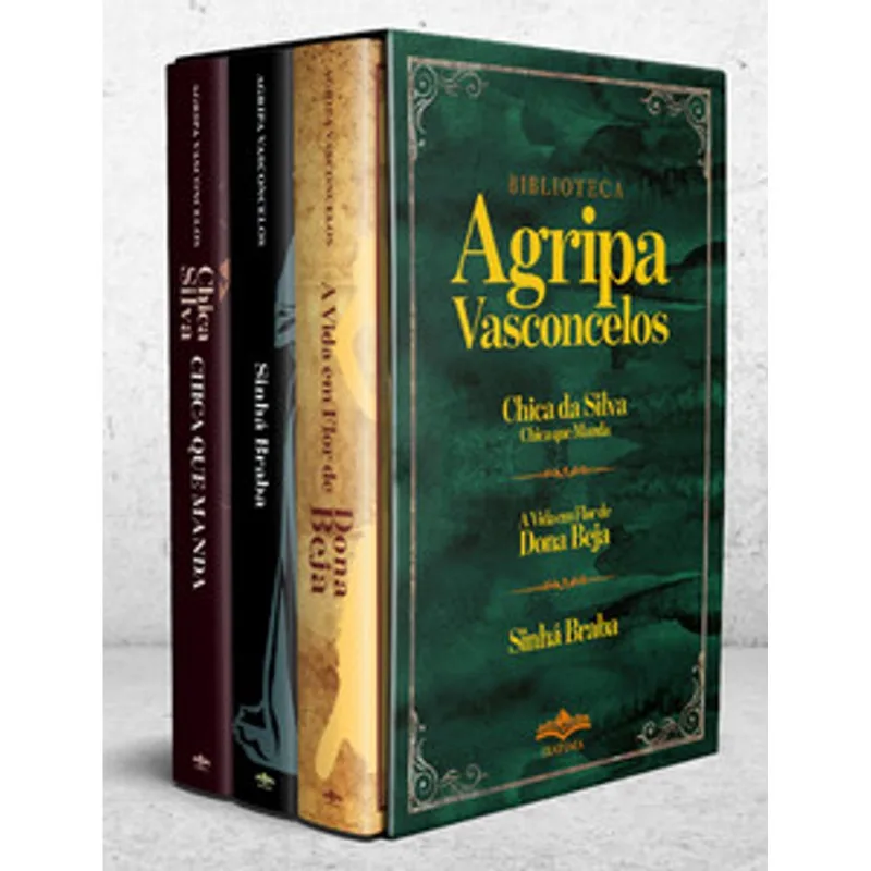 Biblioteca Agripa Vasconcelos - Box com 3 Livros
