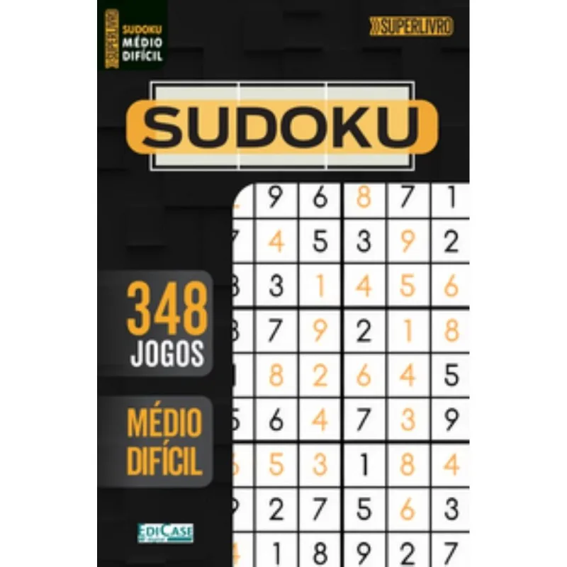Superlivro Sudoku - Ed. 01 - Médio/difícil