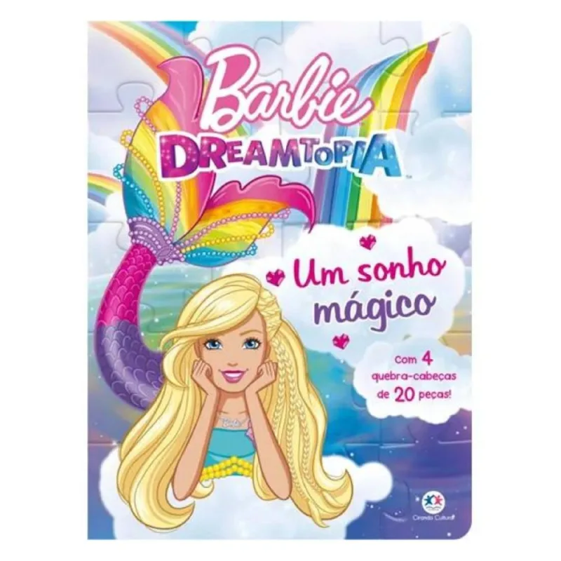 Livro Quebra-Cabeça Barbie Um Sonho Mágico Ciranda Cultural - Ciranda Cultural - Utilidades E Casa