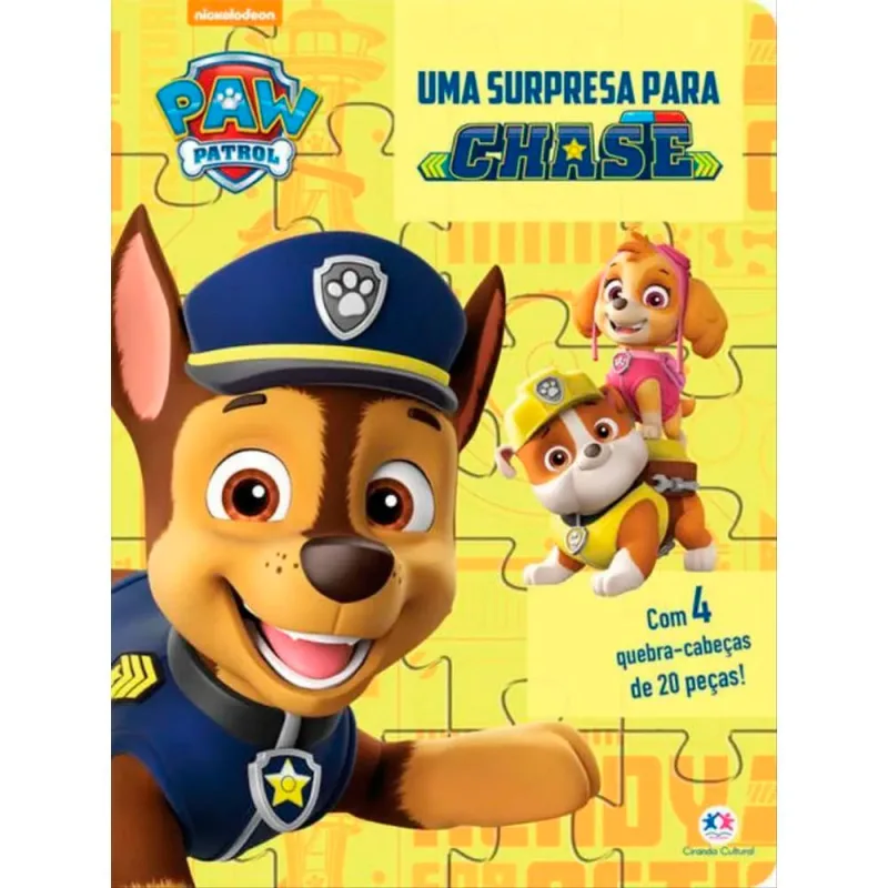 Livro Patrulha Canina Uma Surpresa p/ Chase Ciranda Cultural - Ciranda Cultural - Utilidades E Casa