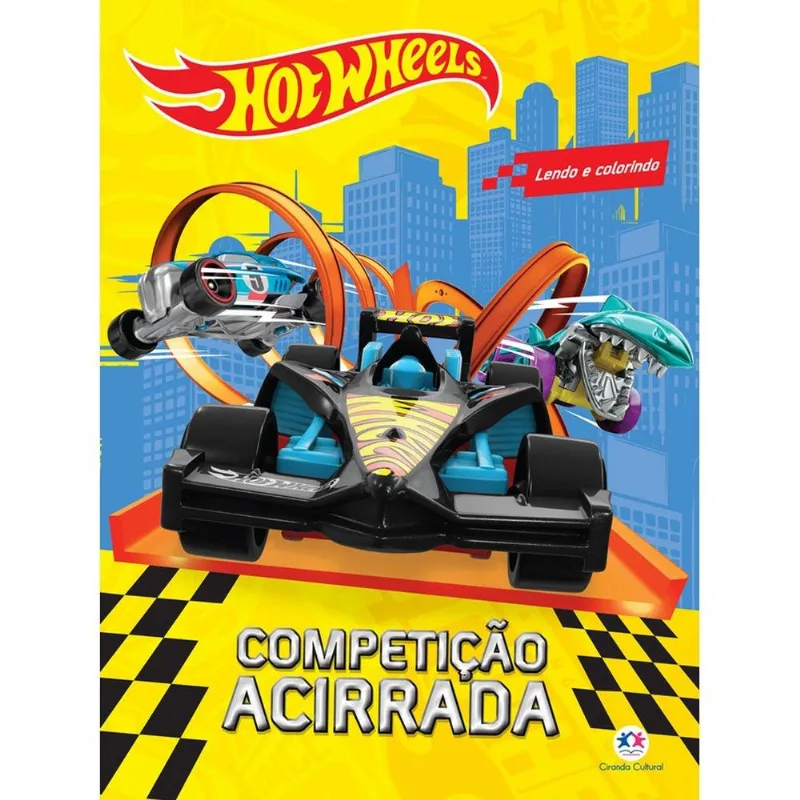 Livro Ciranda Cultural Hot Wheels (MP)