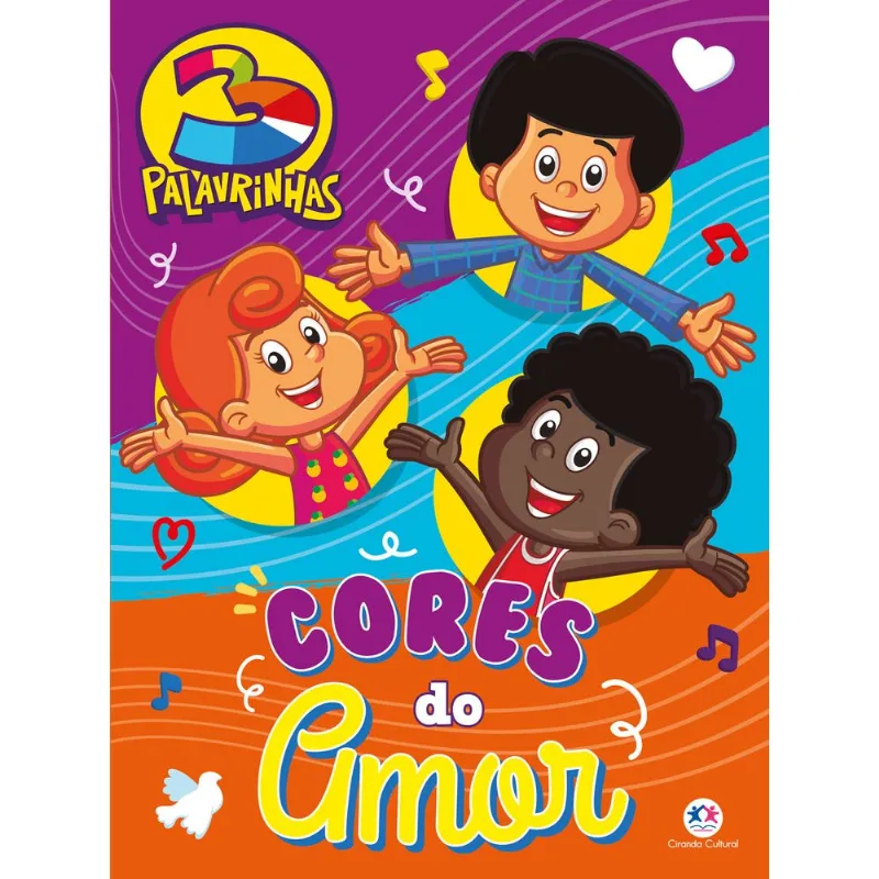 Livro de colorir 3 Palavrinhas - A Lembrança perfeita para aniversários