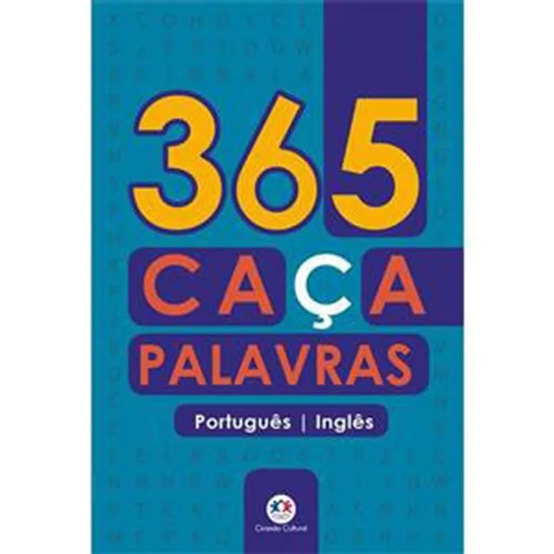 Livro 365 Caça-palavras Português-inglês Ciranda Cultural (MP)