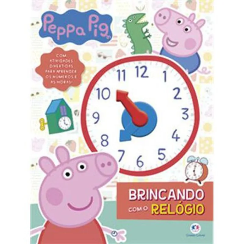 Livro Peppa Pig Brincando Com O Relógio Ciranda Cultural (MP)
