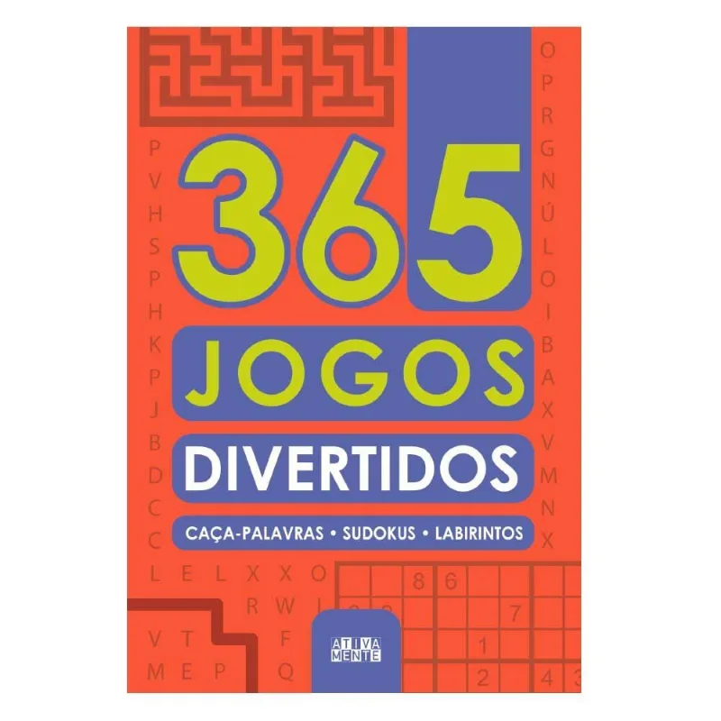 Livro 365 Jogos Divertidos Ciranda Cultural - 9786555001853