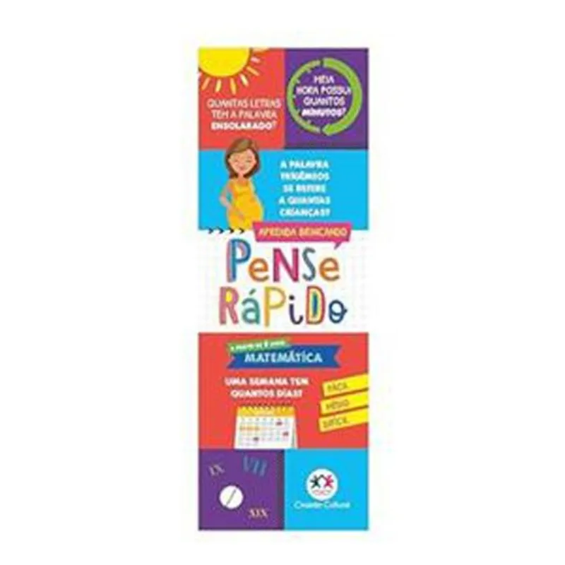 Livro Pense Rápido Matemática Ciranda Cultural (MP)