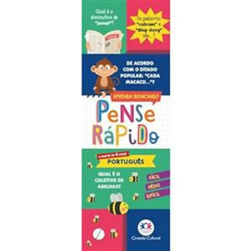 Livro Pense Rápido Português Ciranda Cultural (MP)