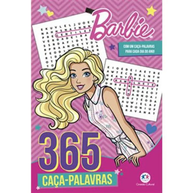 Livro Barbie 365 Caça-palavras Ciranda Cultural (MP)
