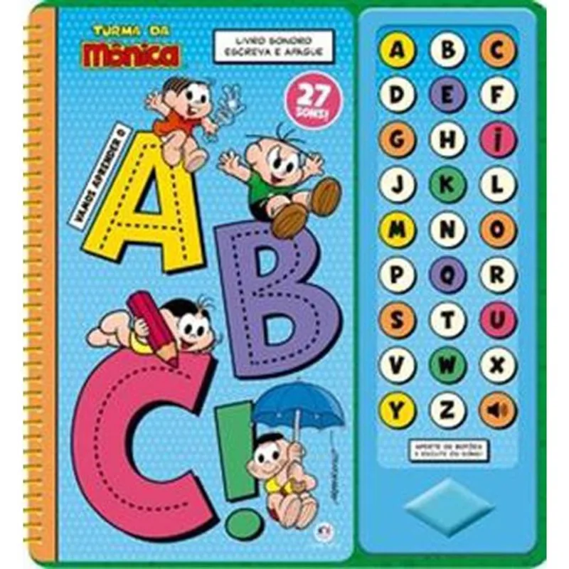 Livro Turma Da Mônica Vamos Aprender O Abc Ciranda Cultural (MP)