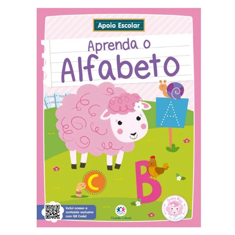 Livro Apoio Escolar Aprenda O Alfabeto Ciranda Cultural - 9786555007558