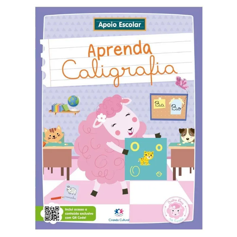 Livro Apoio Escolar Aprenda Caligrafia Ciranda Cultural - 9786555007572