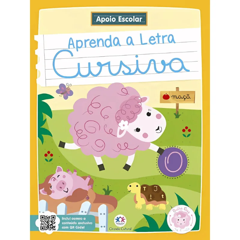 Livro Educativo - Aprenda a Letra Cursiva - Ciranda Cultural