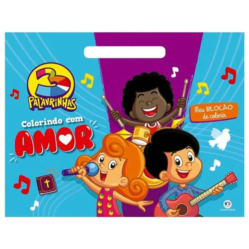 3 Palavrinhas - Colorindo com amor