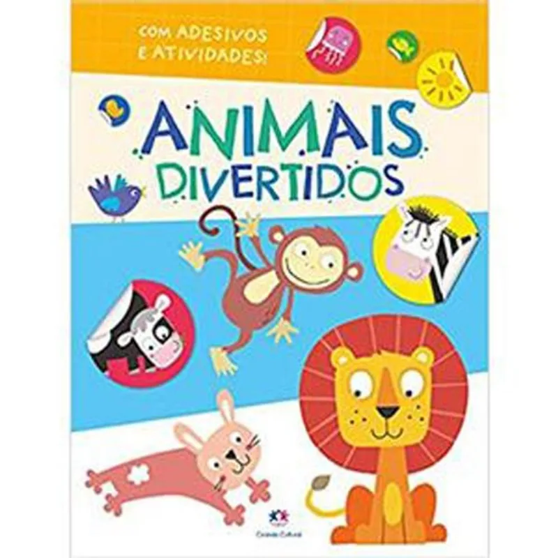 Livro Animais Divertidos Com Adesivos E Atividades Ciranda Cult Ural (MP)