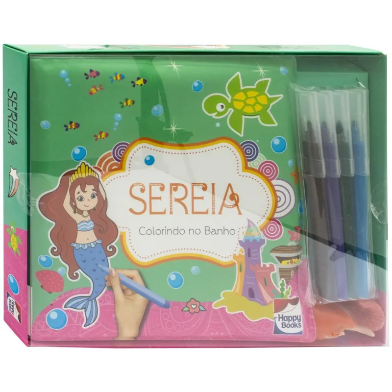 Colorindo No Banho - Sereia