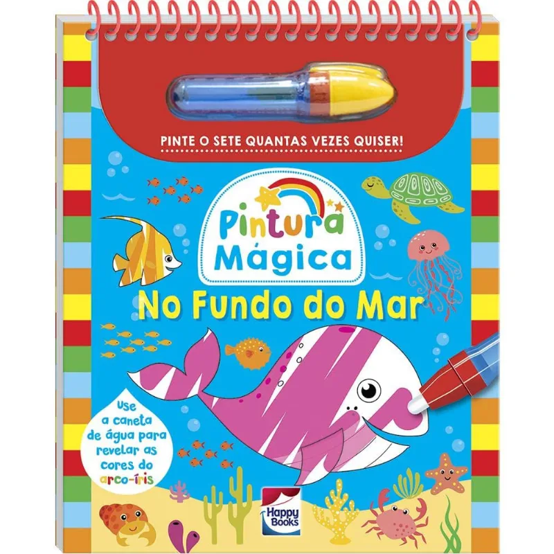 Livro - Pintura Mágica - No Fundo do Mar