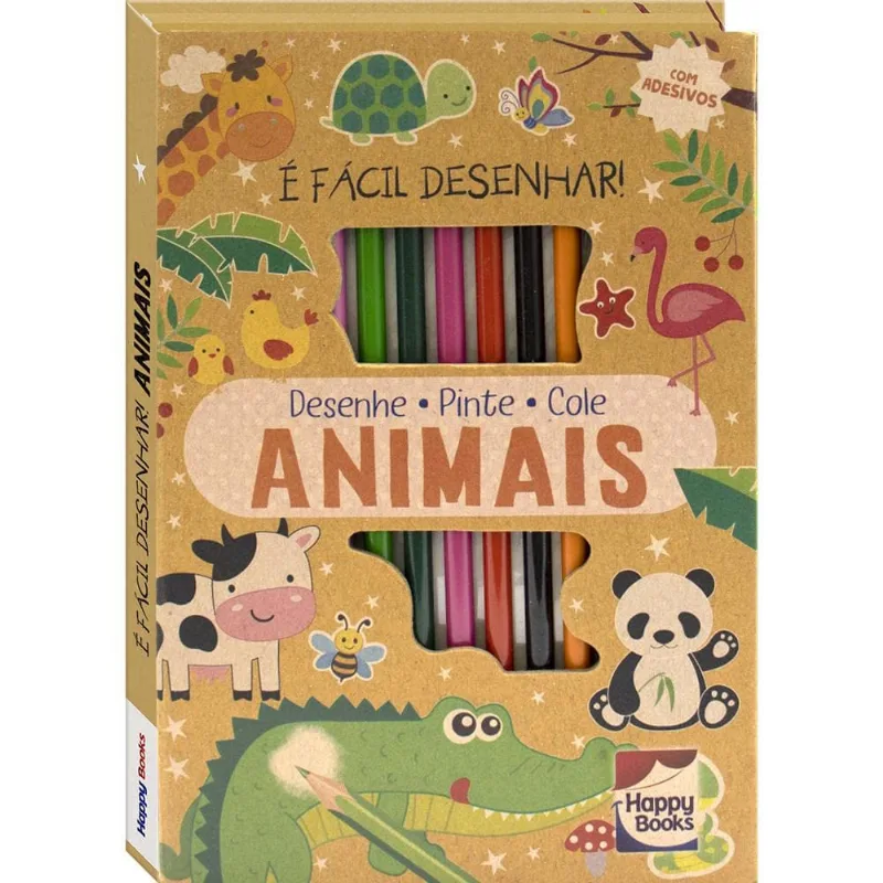 Livro - É Fácil Desenhar - Animais