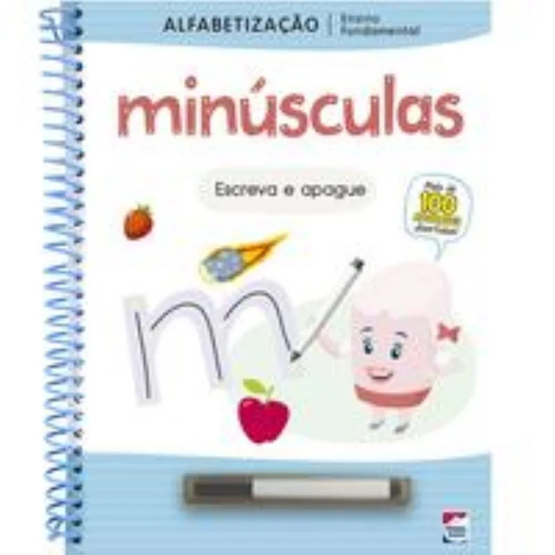 Ensino Fundamental Alfabetização Escreva E Apague: Minúsculas